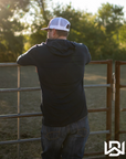 WESTBOUND HOODED LONGSLEEVE SHIRT - NAVY