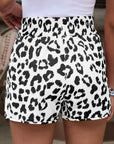 Leopard High Waist Athletic Shorts