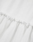 Solid Frilled Ruffle Tiered Tank Top