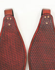 Hilason Hand Tool Leather Saddle Replacement Fender Pair Hobble Strap