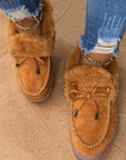 Evelyn Plush Lined Winter Flats