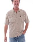 Soft Peruvian Cotton Short Sleeve Shirt For Everyday Comfort And Everyday Versatility