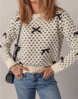 Scarlett Contrast Ribbed Edge Sweater