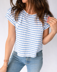 Maddie Sleeve Patchwork T Shirt