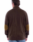 Pullover Quarter Zip/button Sweater - 5278