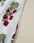 Halo Sleeve Loose Floral Dress