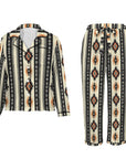 Colores de Mexico Southwestern Aztec Satin pajamas