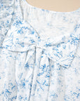 Beatrice Bow Back Square Blouse