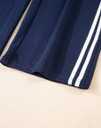 Hana Striped Detail Crewneck Pullover