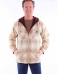 Sherpa Lined Corduroy Hoodie - 5355