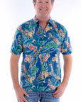 S/s Cocktails & Skulls Shirt - 5372