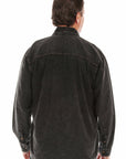 Long Sleeve Distressed Button Up - 5391