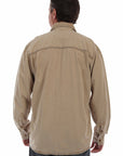 Long Sleeve Distressed Button Up - 5391
