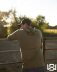 WESTBOUND HOODED LONGSLEEVE SHIRT - OLIVE