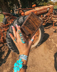 The Hazy Ryder Card Holder (Brown Leather) a Haute Southern Hyde by Beth Marie Exclusive