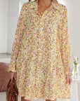 Kaiya Loose Shirt Dress Long Sleeve