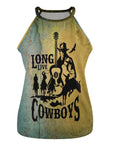 Baha Ranch Cowboys Print Women's Western Tank Top