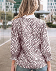Phoebe Collar Puff Sleeve Top