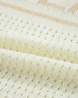BEACH Hollow Out Knit Dolman Sleeve Sweater