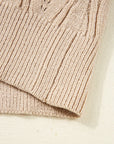 Abigail Lace Patchwork Sleeve Sweater
