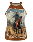 Baha Ranch Ranching Western Tank Top