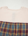 Mackenzie Plaid Patchwork Half PLUS Pullover
