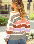 Zelda Sleeve Drop Shoulder Sweater