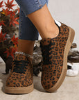 Emiliana Tab Patchwork Laceup Shoes