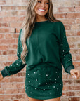 Rosie Elastic Waist Mini Skirt Set