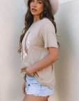 Checkered Baseball Graphic Tee