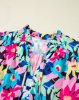 Dani Sleeve Tied Notched PLUS Blouse