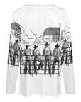 Baha Ranch Western Ranching Long Sleeve Top
