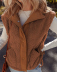 Evelyn Knot Side Plush Vest