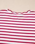 Royalty Scalloped Trim T Shirt