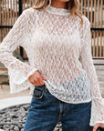 Laurel Bell Sleeve Mock Blouse