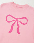 Ava Graphic Drop Shoulder Sweater