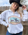 Western Buckle Quarter Zip