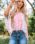 Elora Mix Print Cape Top