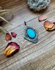 Big Pendant -Turquoise & Sterling Silver