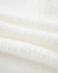 Solid Fuzzy Button-Front Cardigan