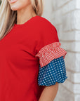 Aspyn Short Puff Sleeve Top
