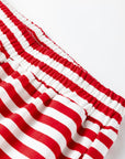 Stripe Drop Shoulder Top and Pants Lounge Set