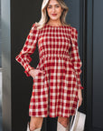 Amelia Puff Sleeve Mini Dress