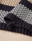 Avery Ribbed Trim Slim Sweater