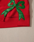 Paulina Bow Decor Christmas Sweatshirt