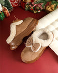 Brynlee Bow Decor Clog Slippers