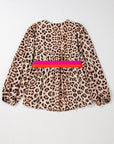 Blatara Balloon Sleeve Babydoll Blouse