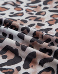 Leopard Mesh Long Sleeve Top