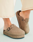 Charli Closed toe Platform Slippers