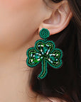 Jolene Rice Beaded Stud Earrings